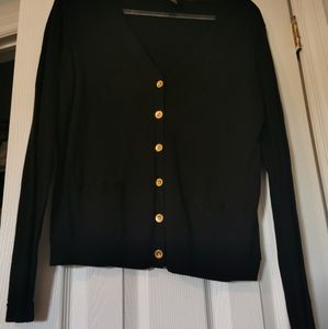 Black cardigan